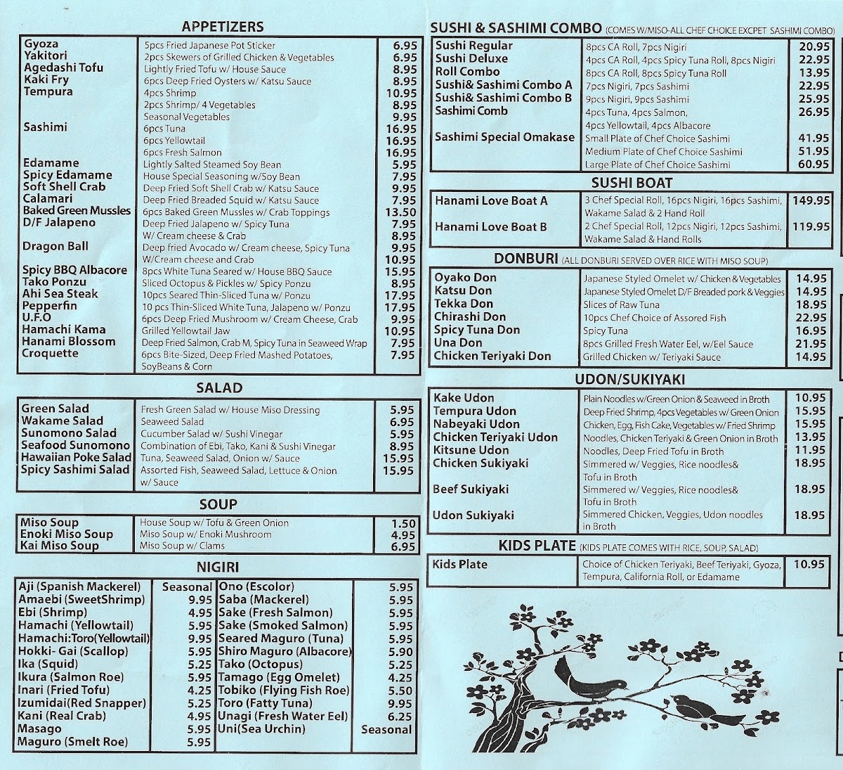 Menu Hanami Sushi-1